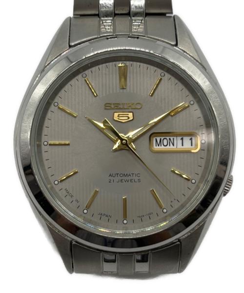 SEIKO（セイコー）SEIKO (セイコー) セイコー5 自動巻き腕時計 シルバーの古着・服飾アイテム