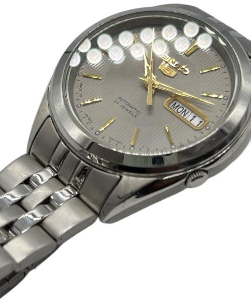 SEIKO（セイコー）SEIKO (セイコー) セイコー5 自動巻き腕時計 シルバーの古着・服飾アイテム