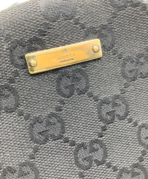 GUCCI（グッチ）GUCCI (グッチ) GGキャンバス ショルダーポーチ ブラックの古着・服飾アイテム