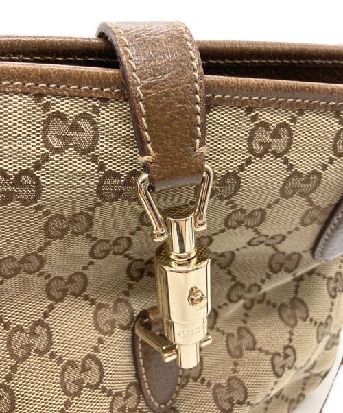 GUCCI（グッチ）GUCCI (グッチ) GGキャンバス ニュージャッキー ブラウンの古着・服飾アイテム