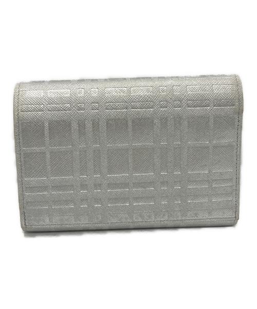 BURBERRY（バーバリー）BURBERRY (バーバリー) 3つ折り財布 シルバーの古着・服飾アイテム