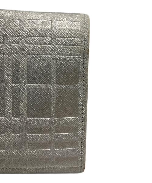 BURBERRY（バーバリー）BURBERRY (バーバリー) 3つ折り財布 シルバーの古着・服飾アイテム