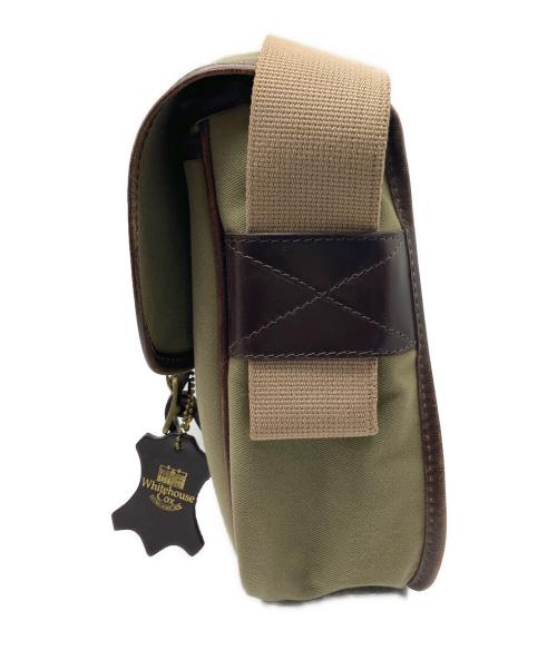Whitehouse Cox（ホワイトハウスコックス）Whitehouse Cox (ホワイトハウスコックス) MEDIUM SHOULDER BAG カーキの古着・服飾アイテム