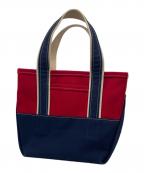 L.L.Bean×BEAMSエルエルビーン×ビームス）の古着「トートバッグ BOAT AND TOTE」｜レッド×ネイビー