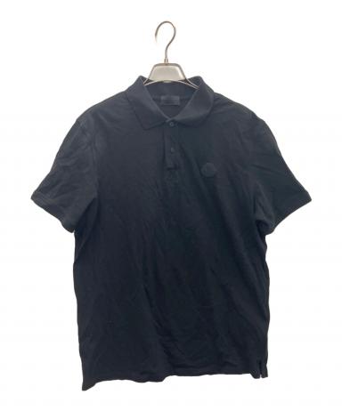 中古・古着通販】MONCLER (モンクレール) ポロシャツ ブラック サイズ