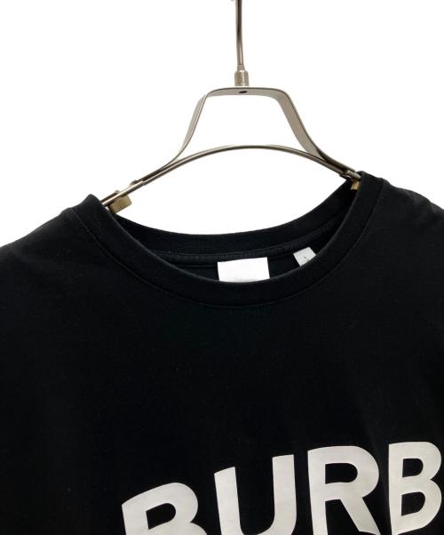BURBERRY LONDON（バーバリーロンドン）BURBERRY LONDON (バーバリーロンドン) HORSEFERRY PRINT TEE ブラック サイズ:Lの古着・服飾アイテム