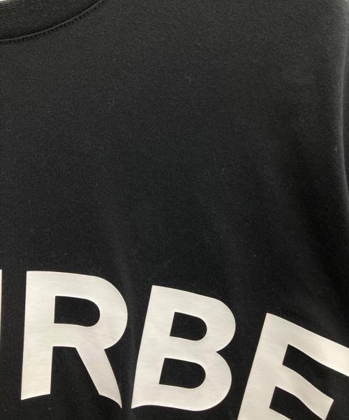BURBERRY LONDON（バーバリーロンドン）BURBERRY LONDON (バーバリーロンドン) HORSEFERRY PRINT TEE ブラック サイズ:Lの古着・服飾アイテム