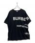 BURBERRY LONDON（バーバリーロンドン）の古着「HORSEFERRY PRINT TEE」｜ブラック