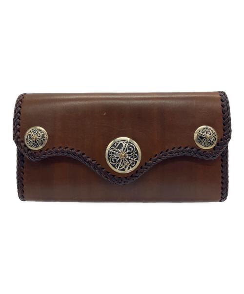 days art（デイズアート）days art (デイズアート) 2つ折り長財布 ブラウンの古着・服飾アイテム