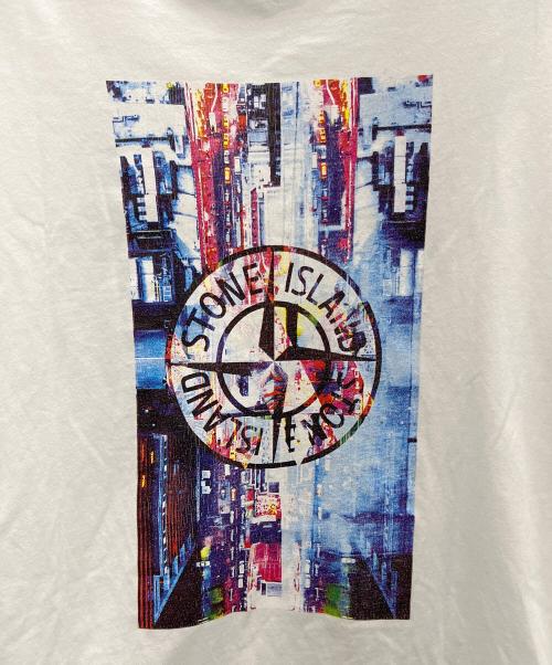 STONE ISLAND（ストーンアイランド）STONE ISLAND (ストーンアイランド) 半袖シャツ ホワイト サイズ:Mの古着・服飾アイテム