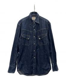 LEVI'S（リーバイス）の古着「ウエスタンシャツ ロングホーン 復刻」｜インディゴ