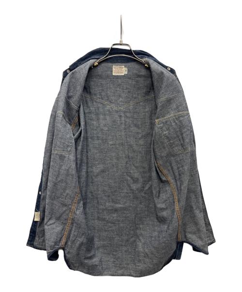 LEVI'S（リーバイス）LEVI'S (リーバイス) ウエスタンシャツ ロングホーン 復刻 インディゴ サイズ:Mの古着・服飾アイテム