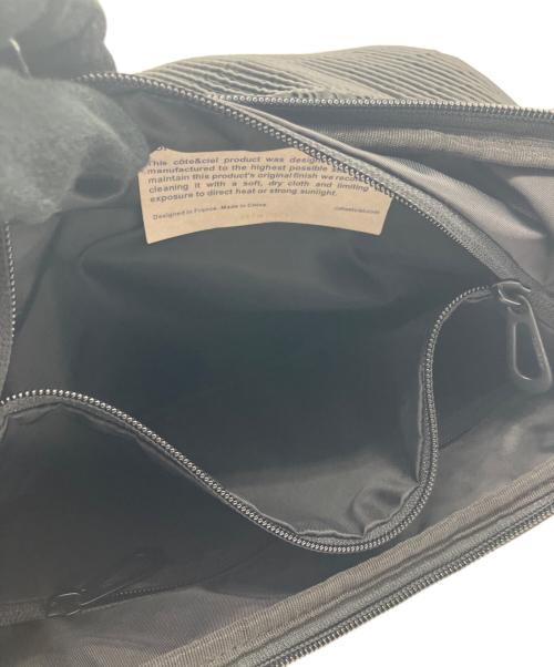 Cote&Ciel（コートエシエル）Cote&Ciel (コートエシエル) ショルダーバッグ Hyco Small Pleated ブラックの古着・服飾アイテム