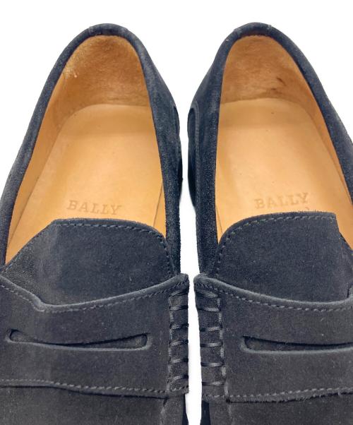 BALLY（バリー）BALLY (バリー) スエードコインローファー ブラック サイズ:6 1/2の古着・服飾アイテム