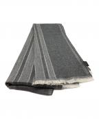 BVLGARIブルガリ）の古着「シルク混ロゴストール」｜グレー