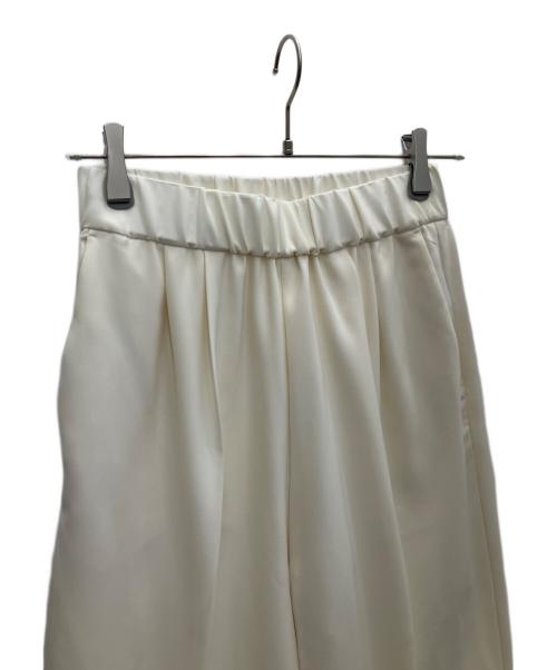 L’AGENCE（ラジャンス）L’AGENCE (ラジャンス) テーパードパンツ ホワイト サイズ:S 未使用品の古着・服飾アイテム