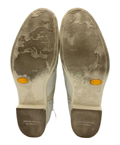 travel shoes by chausser（トラベルシューズバイショセ）TRAVEL SHOES by chausser (トラベルシューズバイショセ) ウィングチップシューズ アイボリー×ホワイト サイズ:23.5の古着・服飾アイテム