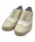 TRAVEL SHOES by chausser（トラベルシューズバイショセ）の古着「ウィングチップシューズ」｜アイボリー×ホワイト