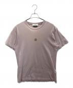STONE ISLANDストーンアイランド）の古着「INSTITUTIONAL プリント クルーネック Tシャツ」｜ピンク