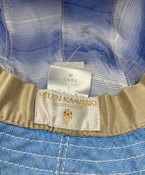 HELEN KAMINSKI（ヘレンカミンスキー）HELEN KAMINSKI (ヘレンカミンスキー) デニムハット インディゴの古着・服飾アイテム