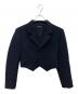 tricot COMME des GARCONS（トリココムデギャルソン）の古着「ショートジャケット」｜ネイビー