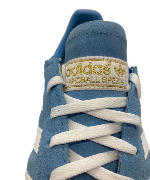 adidas Originals（アディダスオリジナル）adidas Originals (アディダスオリジナル) HANDBALL SPEZIAL（ハンドボールスペツィアル） ホワイト×スカイブルー サイズ:27の古着・服飾アイテム