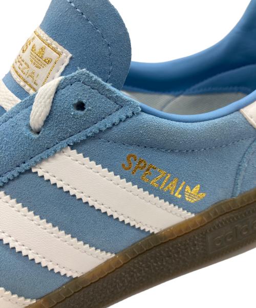 adidas Originals（アディダスオリジナル）adidas Originals (アディダスオリジナル) HANDBALL SPEZIAL（ハンドボールスペツィアル） ホワイト×スカイブルー サイズ:27の古着・服飾アイテム
