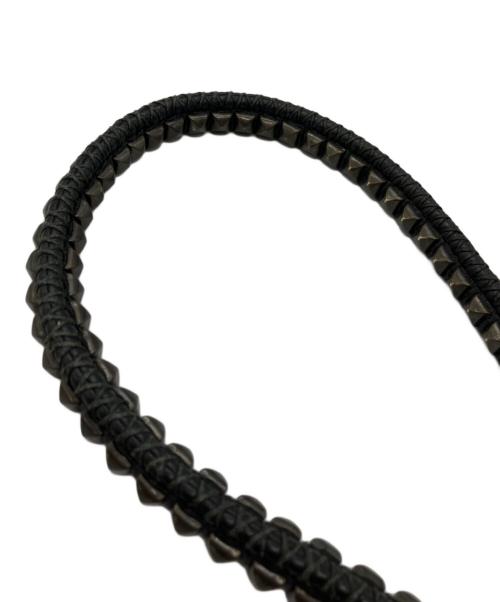 CALEE（キャリー）CALEE (キャリー) スタッズウォレットチェーン ブラック×ゴールドの古着・服飾アイテム