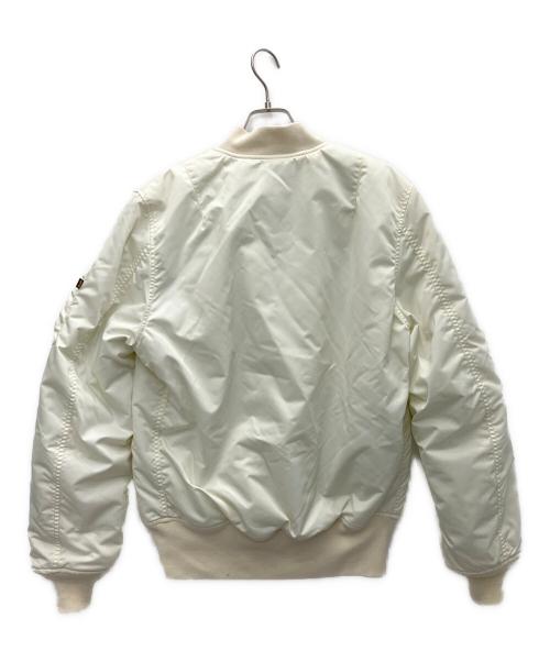 ALPHA（アルファ）ALPHA (アルファ) フライトジャケット ホワイト サイズ:SIZE Lの古着・服飾アイテム