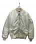 ALPHA（アルファ）の古着「フライトジャケット」｜ホワイト