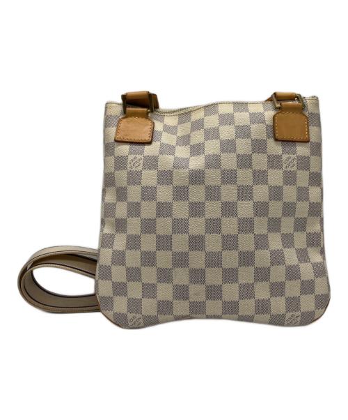 LOUIS VUITTON（ルイ ヴィトン）LOUIS VUITTON (ルイ ヴィトン) ダミエ アズール ポシェット ボスフォール ホワイト×グレーの古着・服飾アイテム