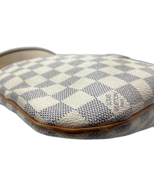 LOUIS VUITTON（ルイ ヴィトン）LOUIS VUITTON (ルイ ヴィトン) ダミエ アズール ポシェット ボスフォール ホワイト×グレーの古着・服飾アイテム