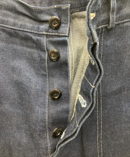 filmelange（フィルメランジェ）filmelange (フィルメランジェ) デニムパンツ ネイビー サイズ:38の古着・服飾アイテム
