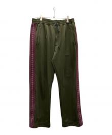 JOURNAL STANDARD TRISECT（ジャーナルスタンダード トライセクト）の古着「トラックパンツ」｜カーキ×パープル