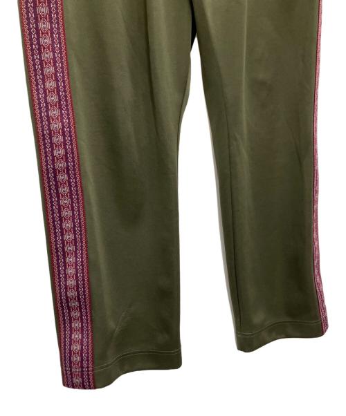 JOURNAL STANDARD TRISECT（ジャーナルスタンダード トライセクト）JOURNAL STANDARD TRISECT (ジャーナルスタンダード トライセクト) トラックパンツ カーキ×パープル サイズ:Lの古着・服飾アイテム