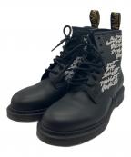 Dr.Martens×FUTURAドクターマーチン×フューチュラ）の古着「8ホールブーツ」｜ブラック