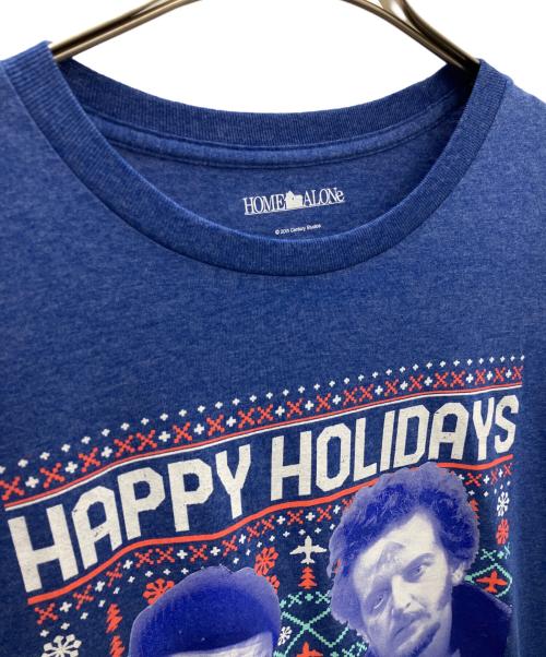 HOME ALONE（ホームアローン）HOME ALONE (ホームアローン) ムービーTシャツ ブルー サイズ:Lの古着・服飾アイテム