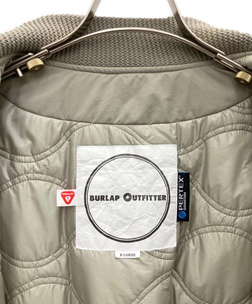 BURLAP OUTFITTER（バーラップアウトフィッター）BURLAP OUTFITTER (バーラップアウトフィッター) キャップショルダージャケット グレー サイズ:SIZE XLの古着・服飾アイテム