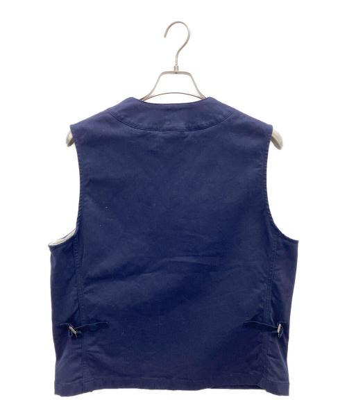MANIFATTURA CECCARELLI（マニファッツュラ・チェッカレッリ）MANIFATTURA CECCARELLI (マニファッツュラ・チェッカレッリ) ベスト ネイビー サイズ:SIZE40の古着・服飾アイテム