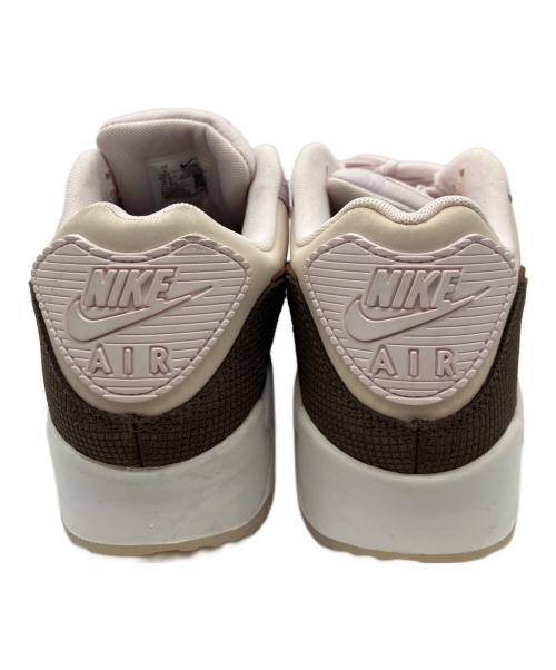 NIKE（ナイキ）NIKE (ナイキ) AIR MAX 90 LTR ピンク×ブラウン サイズ:27の古着・服飾アイテム