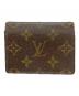 LOUIS VUITTON（ルイ ヴィトン）の古着「カードケース」｜ブラウン