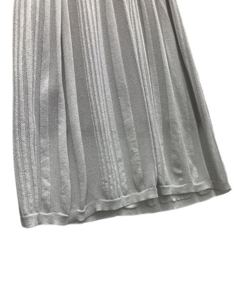 Fabiana Filippi（ファビアナフィリッピ）Fabiana Filippi (ファビアナフィリッピ) ラメスカート ライトグレー サイズ:XXSの古着・服飾アイテム