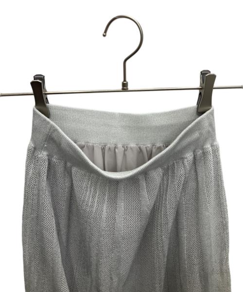 Fabiana Filippi（ファビアナフィリッピ）Fabiana Filippi (ファビアナフィリッピ) ラメスカート ライトグレー サイズ:XXSの古着・服飾アイテム