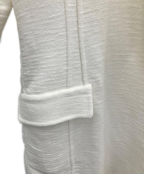 BLAMINK（ブラミンク）BLAMINK (ブラミンク) ショートスリーブロングコート アイボリー サイズ:36の古着・服飾アイテム