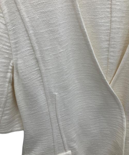 BLAMINK（ブラミンク）BLAMINK (ブラミンク) ショートスリーブロングコート アイボリー サイズ:36の古着・服飾アイテム