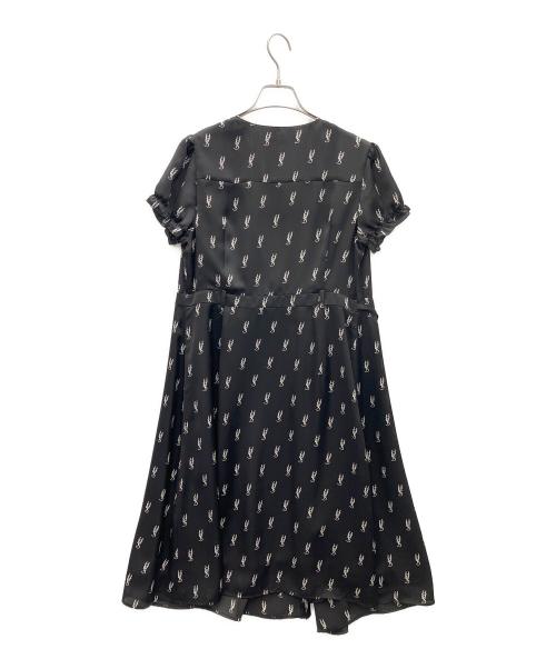 Hysteric Glamour（ヒステリックグラマー）Hysteric Glamour (ヒステリックグラマー) カシュクールワンピース ブラック サイズ:SIZE　FREEの古着・服飾アイテム