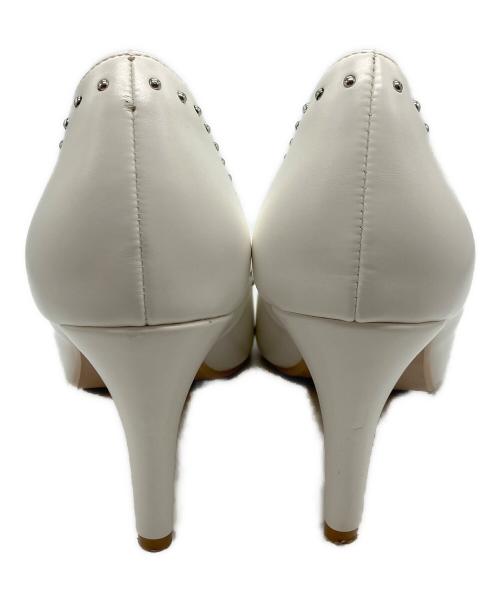 LOVELESS（ラブレス）LOVELESS (ラブレス) ヒールパンプス ホワイト サイズ:24.5の古着・服飾アイテム