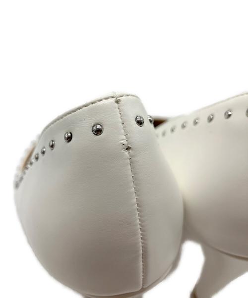 LOVELESS（ラブレス）LOVELESS (ラブレス) ヒールパンプス ホワイト サイズ:24.5の古着・服飾アイテム