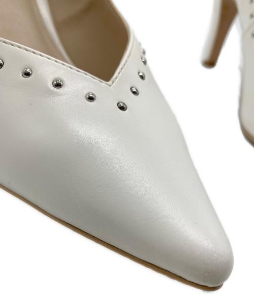 LOVELESS（ラブレス）LOVELESS (ラブレス) ヒールパンプス ホワイト サイズ:24.5の古着・服飾アイテム