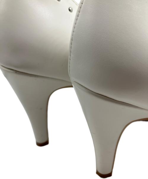 LOVELESS（ラブレス）LOVELESS (ラブレス) ヒールパンプス ホワイト サイズ:24.5の古着・服飾アイテム